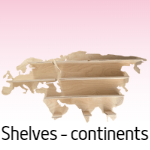 shelves continents